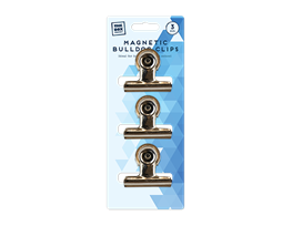 Magnetic Bulldog Clips 3pk