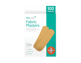 Fabric Plasters - 100 Pack