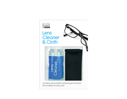 Glasses Lens Cleaner & Cloth Set 30ml