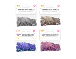 Metallic Happy Birthday Confetti