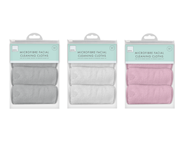 Microfibre Facial Cleansing Cloths 3pk