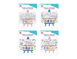 Mini Kids Colour In Canvas