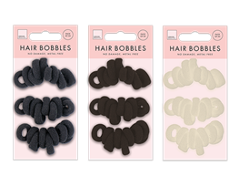 Mini Rolled Hair Bobbles 30pk