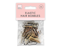 Mixed Stretched Elastic Hair Bobbles 60pk