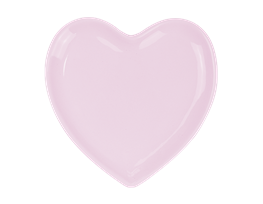 Pink Ceramic Heart Plate