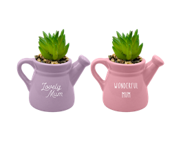 Mother's Day Ceramic Watering Can Ornament 11.5cm