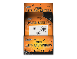 Paper Bats & Spiders 30pk PDQ