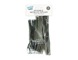 Metallic Cutlery - 18 Pieces