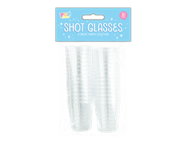 Plastic Shot Glasses - 30 Pack