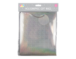 Holographic Gift Bag 2pk