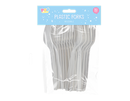 Reusable Plastic Forks 50pk