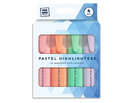 Pastel Highlighters 4pk