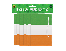 Irish Flag Fabric Bunting 3.6m