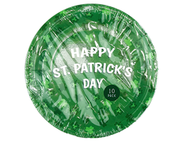 St. Patrick's Day Paper Plates 22.5cm 10pk