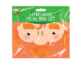 St. Patrick's Day Leprechaun Facial Hair Set