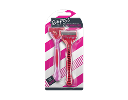 Ladies Disposable Six Blade Razors - 2 Pack