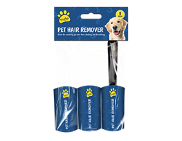 Pet Hair Roller & Refills 3 Rolls