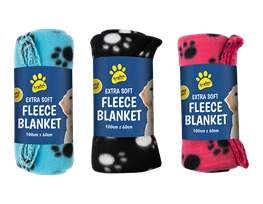 Pet Fleece Blanket 60cm x 100cm