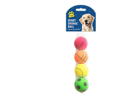 Sport Sponge Ball 4 Pack