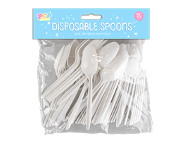 Plastic Spoons 50pk