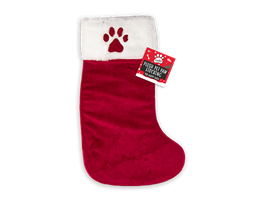 Plush Pet Paw Stocking