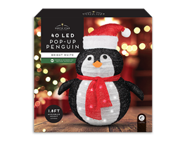 Pop-Up 40 LED Penguin 55cm x 60cm