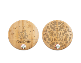 Round Bamboo Serving Board 30cm