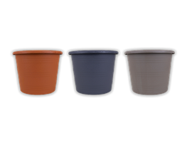 Round Plastic Plant Pot 24cm