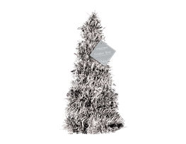 Silver Tinsel Christmas Tree 31cm