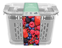 Small Fridge Container with Removeable Basket