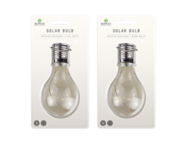 Solar LED Clear Bulb Light