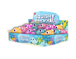 Squishy Big Eye Narwhal PDQ