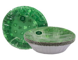 St. Patrick's Day Paper Bowls 16.5cm 10pk