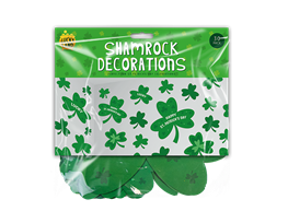 St. Patrick's Day Shamrock Decorations 30pk