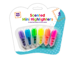 Scented Mini Highlighters - 6 Pack