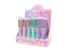 Gem Stone Gel Pen With PDQ