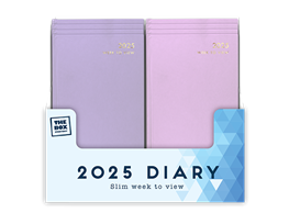 2025 Slim Week To View Diary PDQ