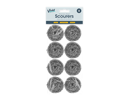 Stainless Steel Scourers 8pk