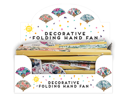 Decorative Hand Fan With PDQ