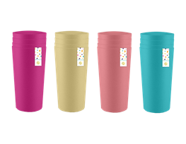 Summer Soft Touch Cups 4 Pack