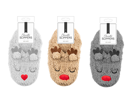 Ladies Supersoft Character Slipper Socks