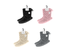 Ladies Sherpa Slipper Boots