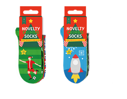 Boys Printed Novelty Lurex Socks 5pk