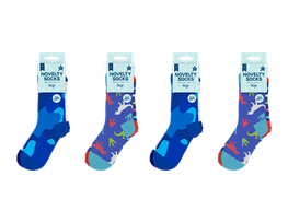 Boys Novelty Cosy Socks 2pk