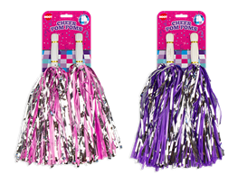 2 Tone pom poms twin pack