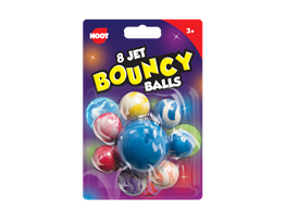 Jet Bouncy Balls - 8 Pack