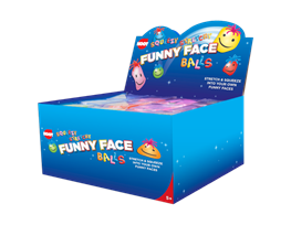 Funny Face Stretch Ball With PDQ