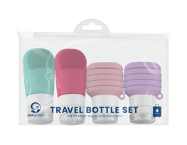 Travel Silicone Bottle Set 4pk