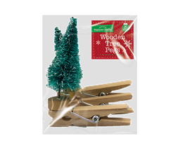 Tree Wooden Pegs 3 Pack