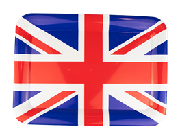 Union Jack Printed Tray 42cm x 30cm